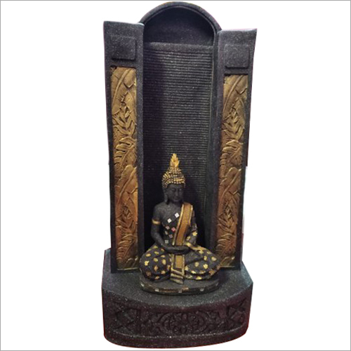 Black Lord Buddha Water Fountain