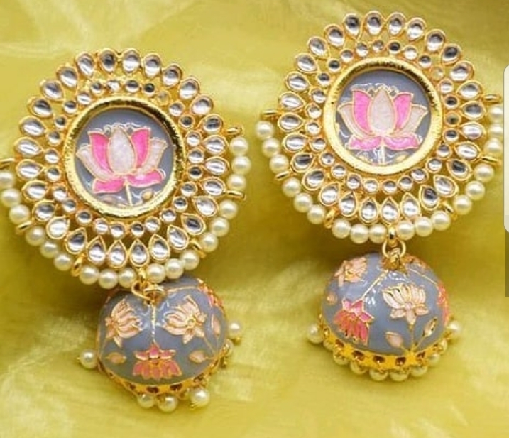 Meena Jumkha Earring