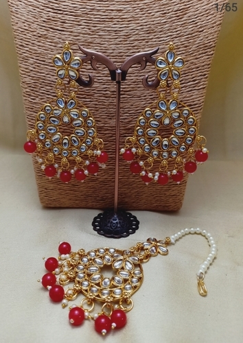 Polki Earring with Earrings By NEWVENT EXPORT