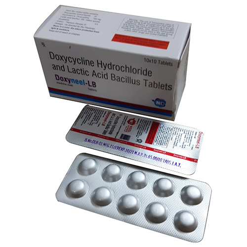 Lb Doxycycline Hydochloride And Lactic Acid Bacillus Tablets General Medicines