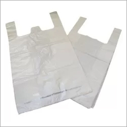 100 Percent White Biodegradable Plastic Shopping Bags