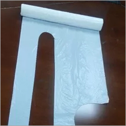 Stable Disposable White Plastic Aprons 
