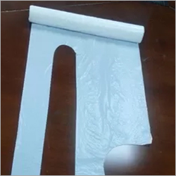 Stable Disposable White Plastic Aprons