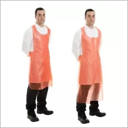 Compostable Red Biodegradable Aprons