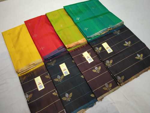 Pure Kanchipuram Skirt Border Silk Saree