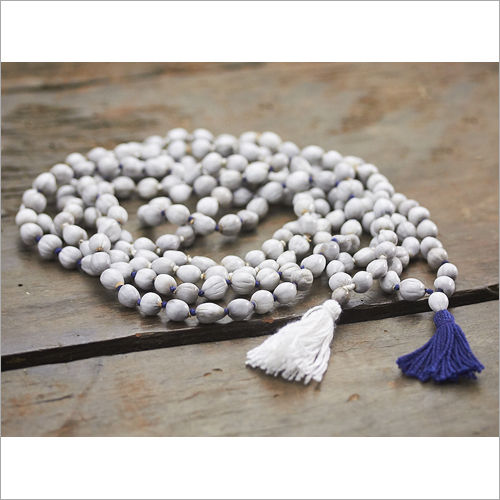 White Hakik Mala