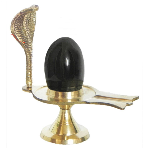 Sphatik Black Crystal Shiva Lingam