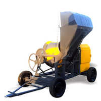 Concrete Mixer with Hydraulic Hopper