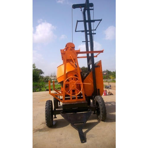 Concrete Mixer with Lift