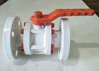 Pp Ball Valve Flange End - Application: Industrial & Water Line