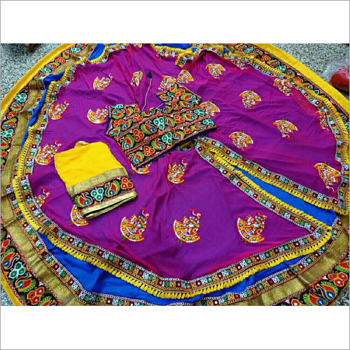 Navratri Chaniya Choli - Cotton Blend, Sizes S, M, L, XL | Washable, Traditional Ethnic Wear for Girls