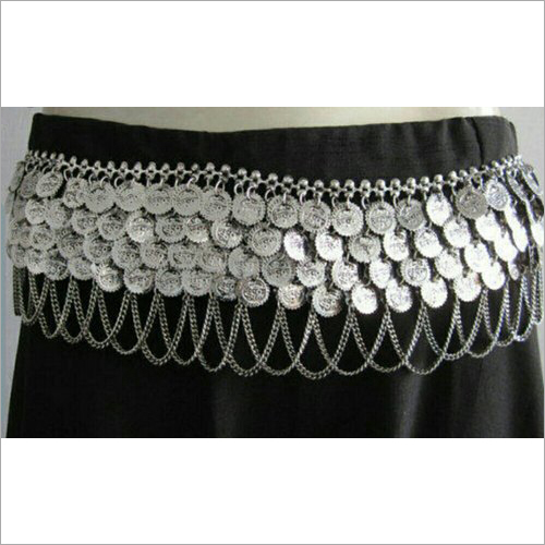 Belly Dance Jewellery - Metal Alloy, Polished Finish | Arabic Ethnic Design, Silver Color, Perfect for Girls