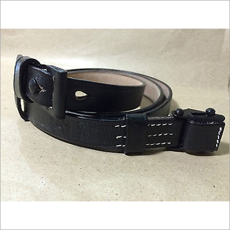 MARKED WWII German K98 98K K-98 BLACK LEATHER RIFLE SLING MARKED