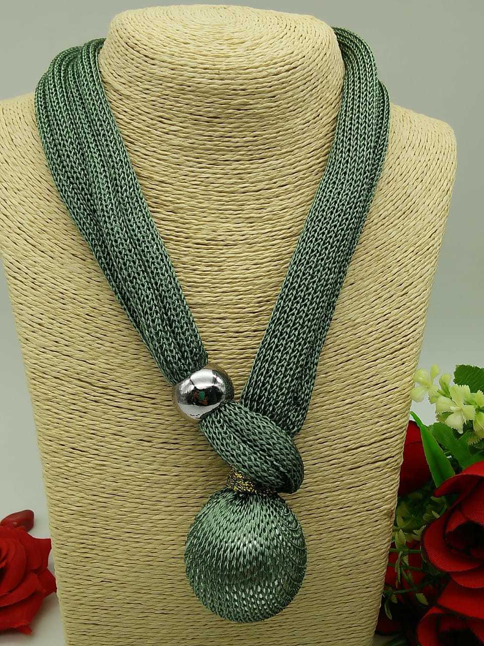 Fabric Net Necklace