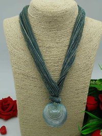 Fabric Western Necklace