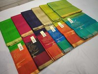 Pure Kanjivaram Silk Saree With Side Butta Border