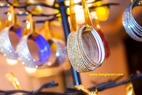 Colorful Glass Bangles Diameter: 2-12 2-10 2-8 2-6 2-4 2-2 Inch (In)