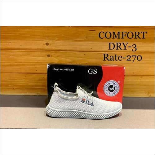 Comfort Dry Shoes - PVC Bottom Sole, Eva Insole, Flynit Upper | Available Sizes 40-44, Durable Fabric Design