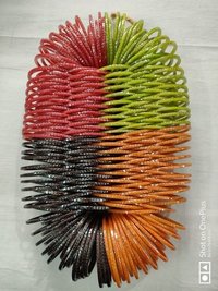 Star Cutting Glass Bangle