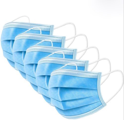 PP Non-Woven 3 Ply Face Mask (Disposable) with Loop