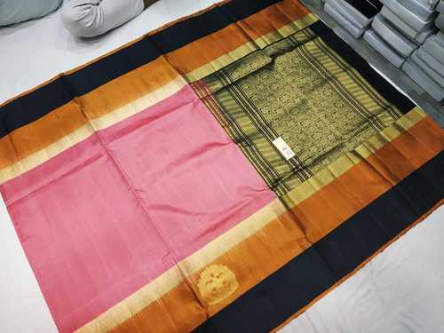 Pure Silk Double Warp Side Butta Saree