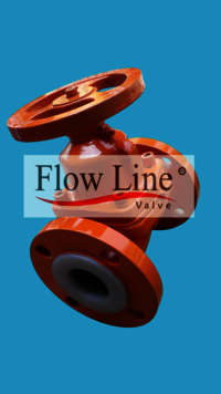 Ptfe Lined Diaphragm Valve - Material: Cast Iron
