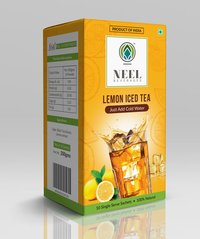 Instant Lemon Iced Tea Premix - 1000 Grams Powder | Natural Lemon Extracts, Flavored Tea, Solvent Extraction, Cardamon Variety, 12 Months Shelf Life
