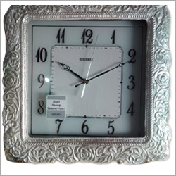 Squar 925 Silver Article Analog Wall Clock