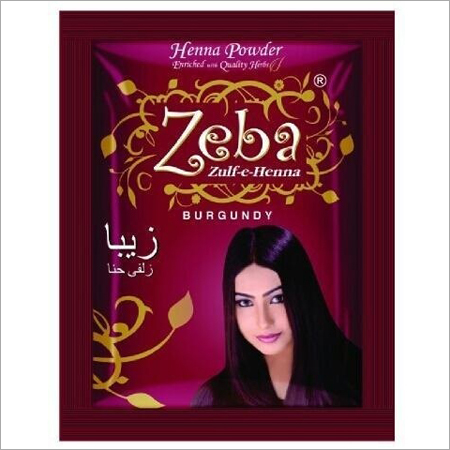 Zeba Burgundy Henna Powder