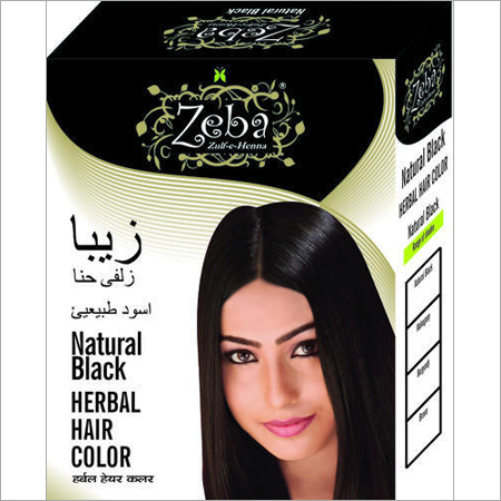 Zeba Natural Black Herbal Hair Color