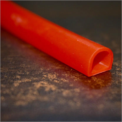 Orange Silicone D Sections Gasket