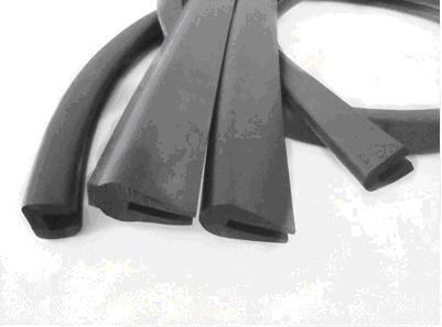 Black Solid Rubber Extruded Products