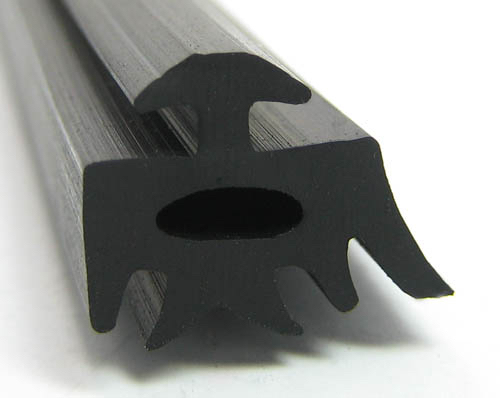 Black EPDM Profile For Aluminum Sections