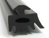 PolyRubb Black EPDM Profile For Aluminum Sections