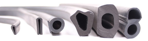 Black Neoprene Rubber Extrusion