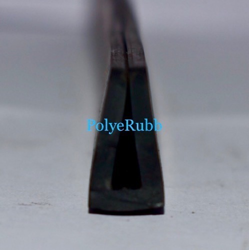 Polyerubb Black Neoprene U Section