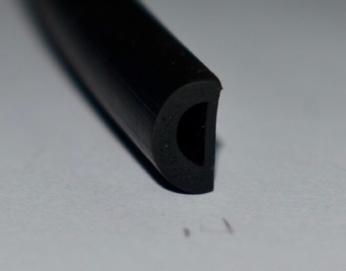 PolyeRubb Black Rubber D Type Gasket