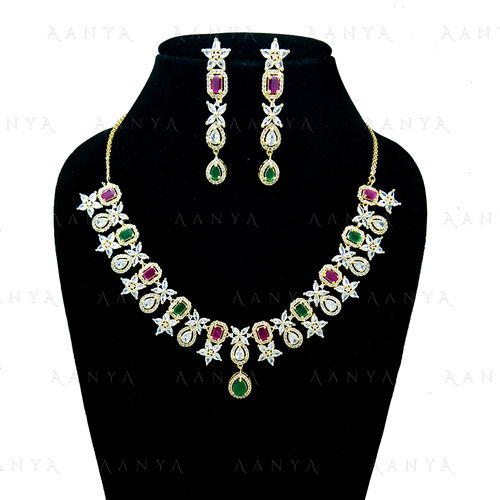 Latest Design AD Necklace Set