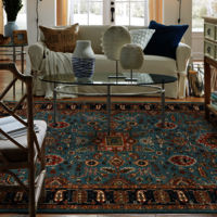 Traditional Polyamide Printed Area Rugs