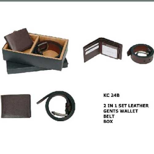 Leather Wallet And Balts