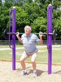 Weight Lifting Outdoor