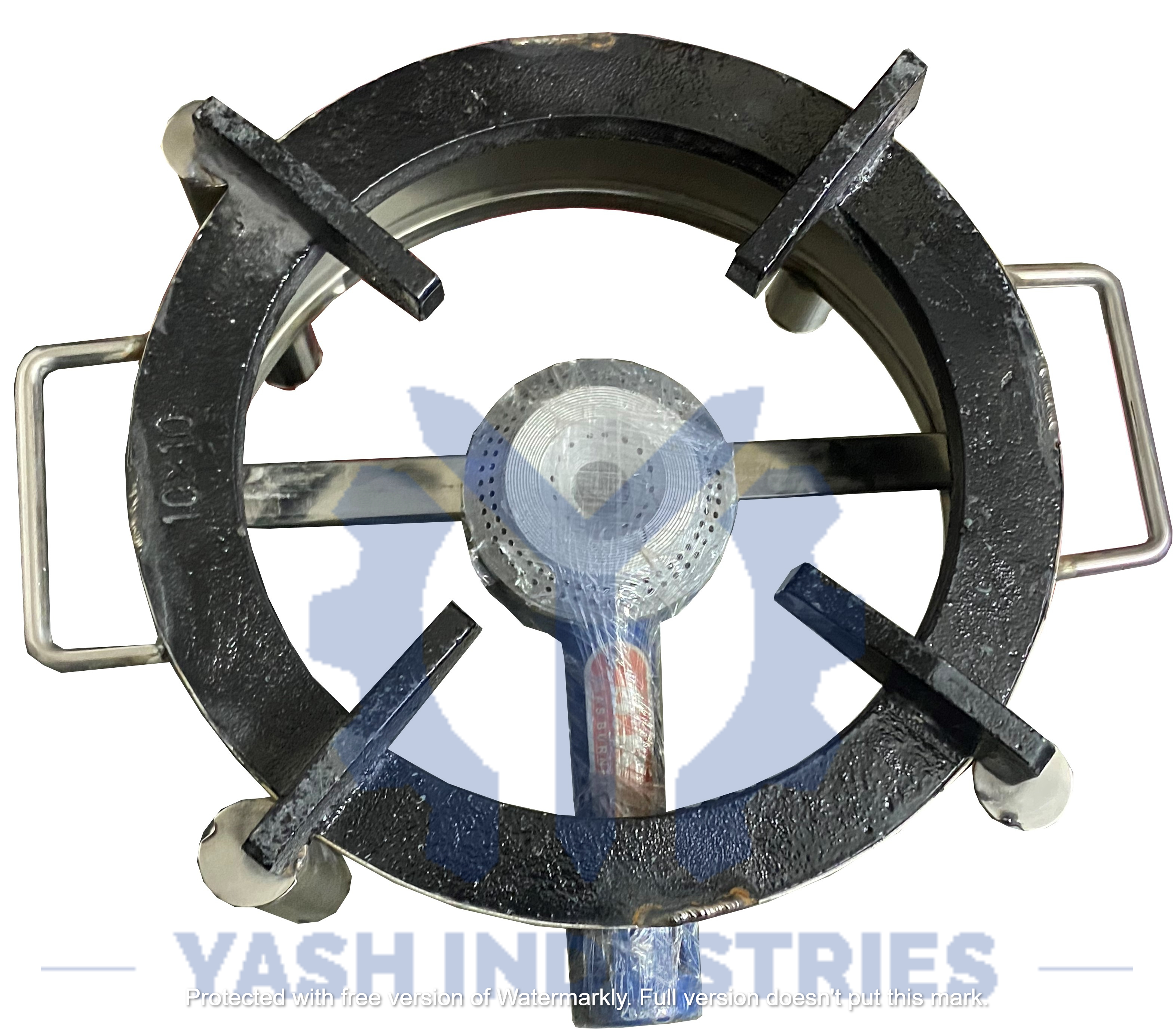 10 x 10 Stainless Steel Gas Bhatti Round