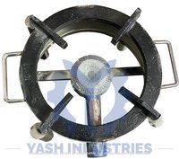 10 x 10 Stainless Steel Gas Bhatti Round