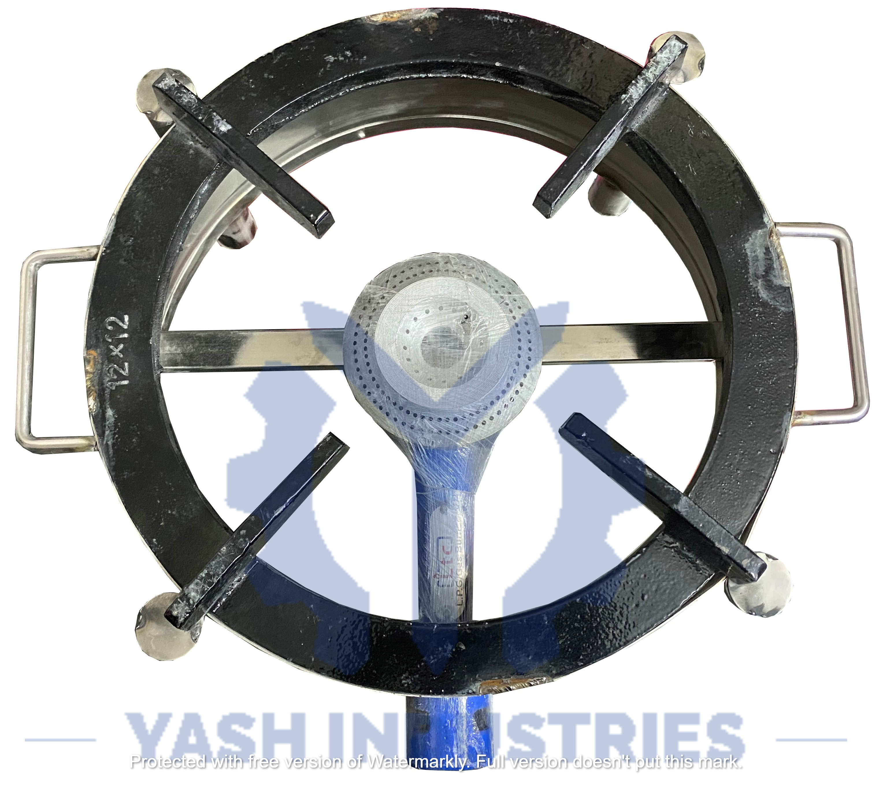 12 x 12 Stainless steel Gas Bhatti Round