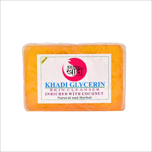 Yellow Khadi Glycerine Soap
