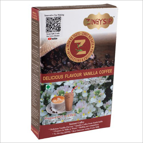 Organic 100 Gm Zingysip Instant Vanilla Coffee