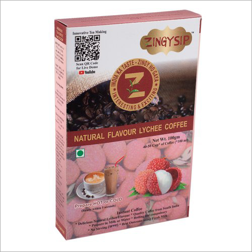 Organic 100 Gm Instant Lychee Coffee