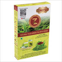 100 gm Zingysip Premium Green Tea - With Tulsi And Kesar