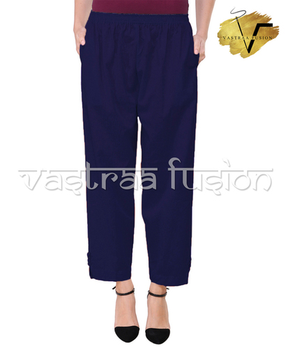 Ladies Ankle Rayon Pants - Cotton Flex, Size XS to 5XL, Available in 25 Colours | Regular Fit for All Seasons, Casual and Festive Wear