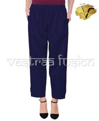 Ladies Ankle Rayon Pants - Cotton Flex, Size Xs To 5xl, Available In 25 Colours | Regular Fit For All Seasons, Casual And Festive Wear